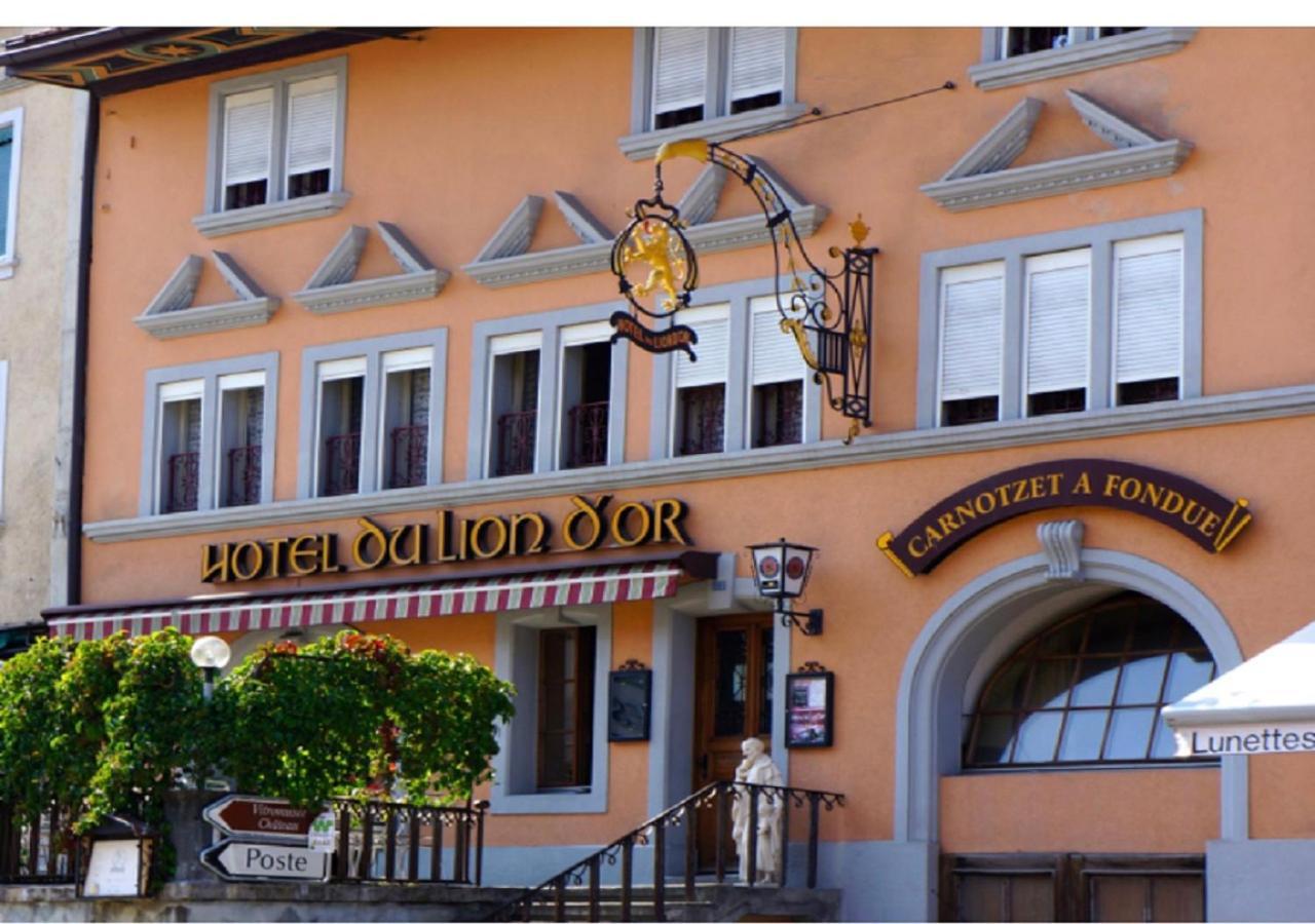 Hotel Lion D'Or Romont Exterior photo