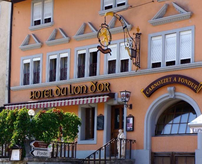 Hotel Lion D'Or Romont Exterior photo